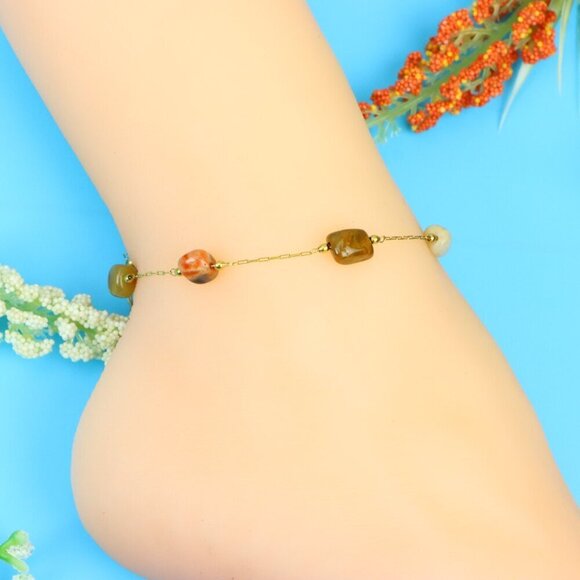 Elegant Handmade Anklet – Perfect for Women & Girls | Ideal Gift Option, DYC1619 - Picture 2 of 11